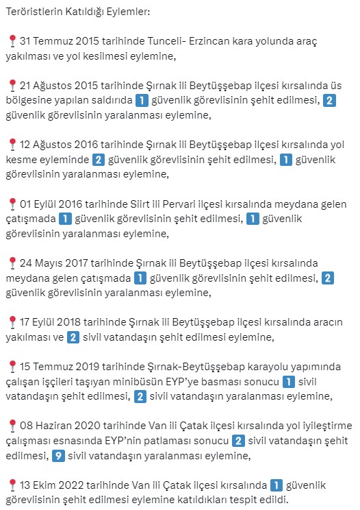 Gürz-2 Operasyonu'nda 4 ter*rist etkisiz hale getirildi