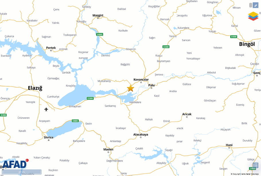 Elazığ'da Art Arda 2 Deprem! 2