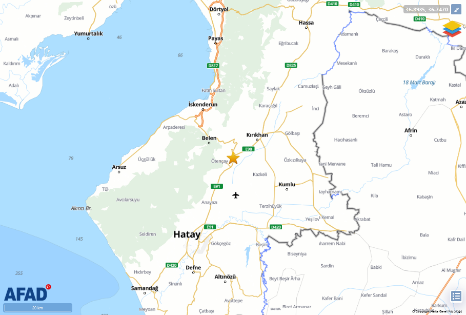 Hatay'da Deprem Oldu! 2