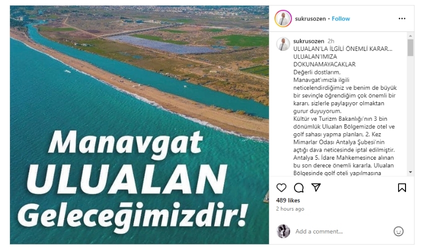 Manavgat Ulualan’ı Yedirmedi! O Planlar Iptal 2