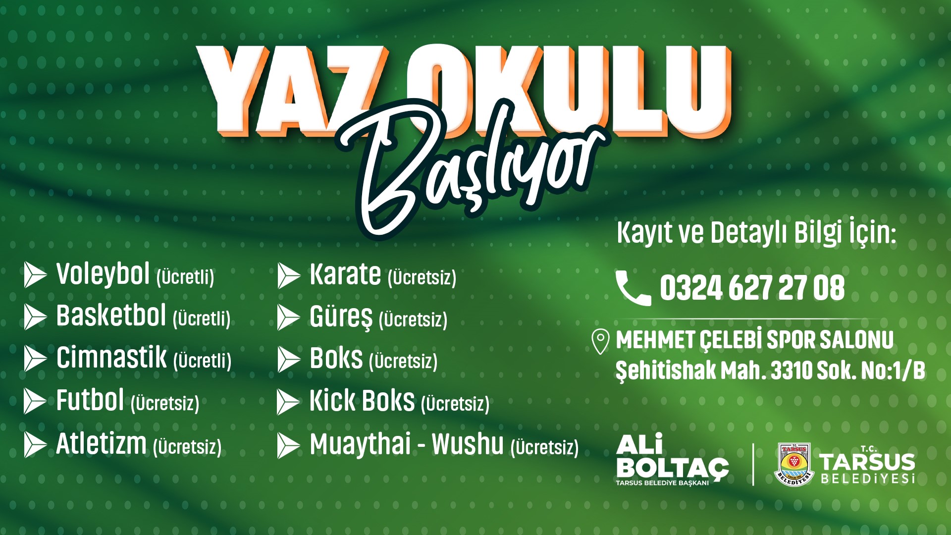 Tarsus Yaz Okulu Kursları Başladı 2