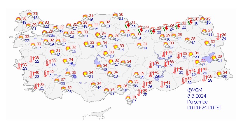 Meteoroloji açıkladı! Gök gürültülü sağanak uyarısı