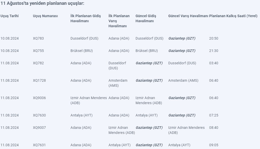 SunExpress'ten önemli Şakirpaşa Havalimanı açıklaması