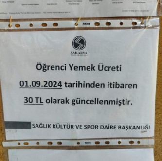 Öğrenci yemeklerine yüzde 100 zam!