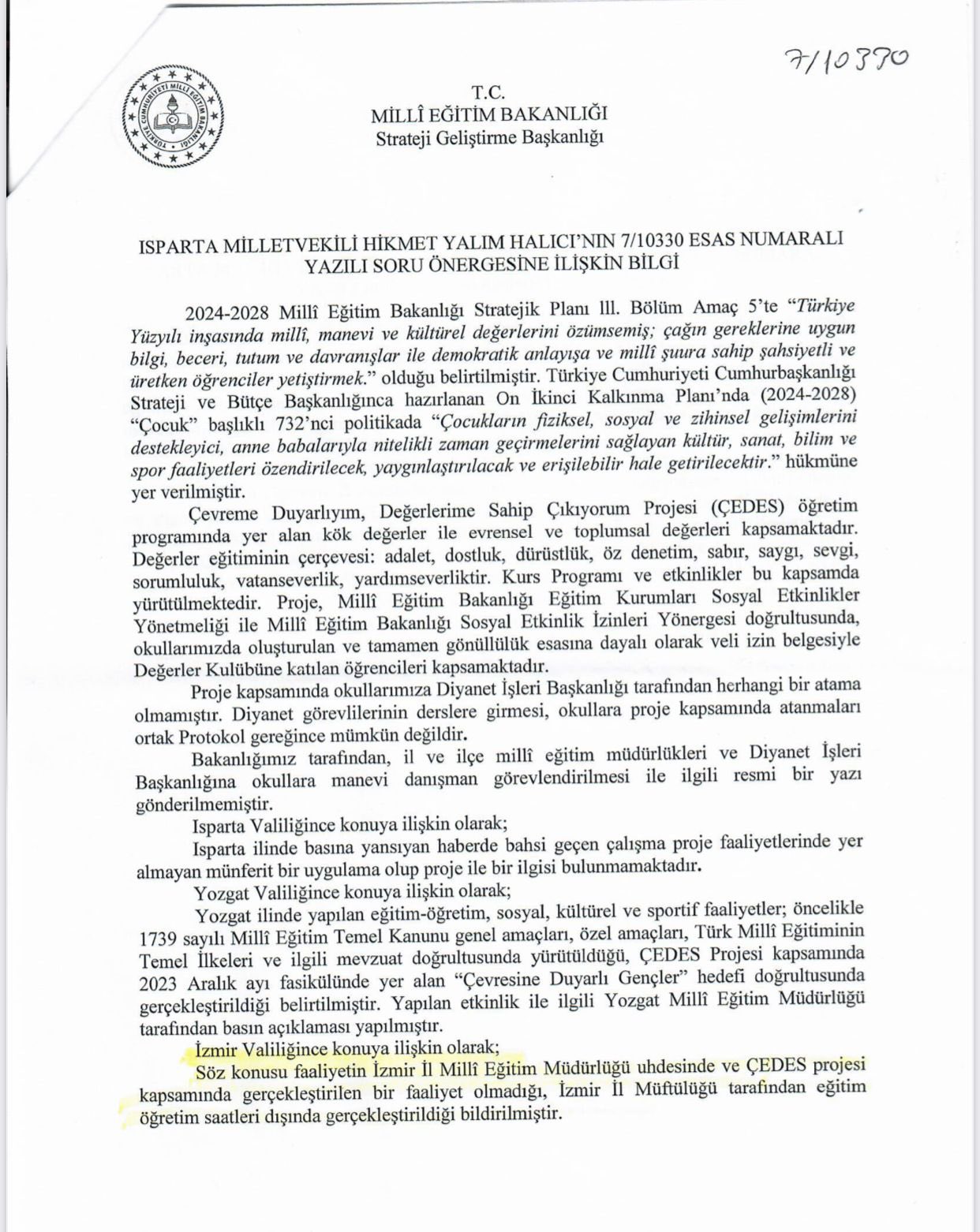 Isparta'da Bıçaklı Din Dersi Iddiası! Milli Eğitim Topu Diyanet'e Attı   2