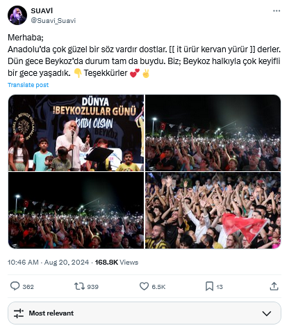 Mhp Hedef Göstermişti Suavi'ye Konserde Saldırı Girişimi! İlk Açıklama Geldi  5