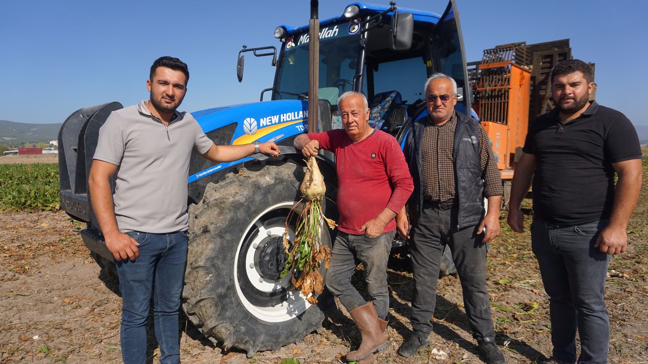 Burdur Gölhisar'da Şeker Pancarı Hasadı Yüz Güldürdü 4