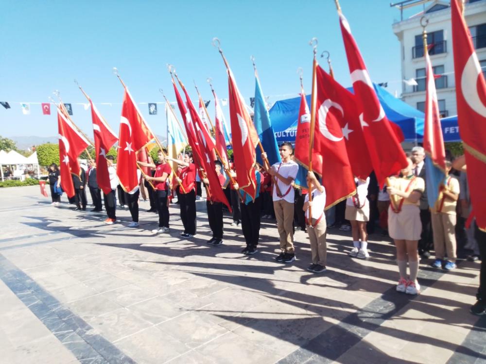 Fethiye'de 29 Ekim'in 101. Yılı Coşkuyla Kutlandı