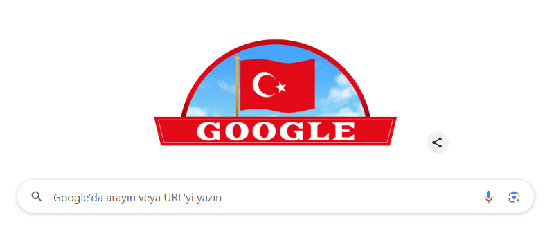 Google'dan Cumhuriyetin 101. Yılına Özel Doodle!