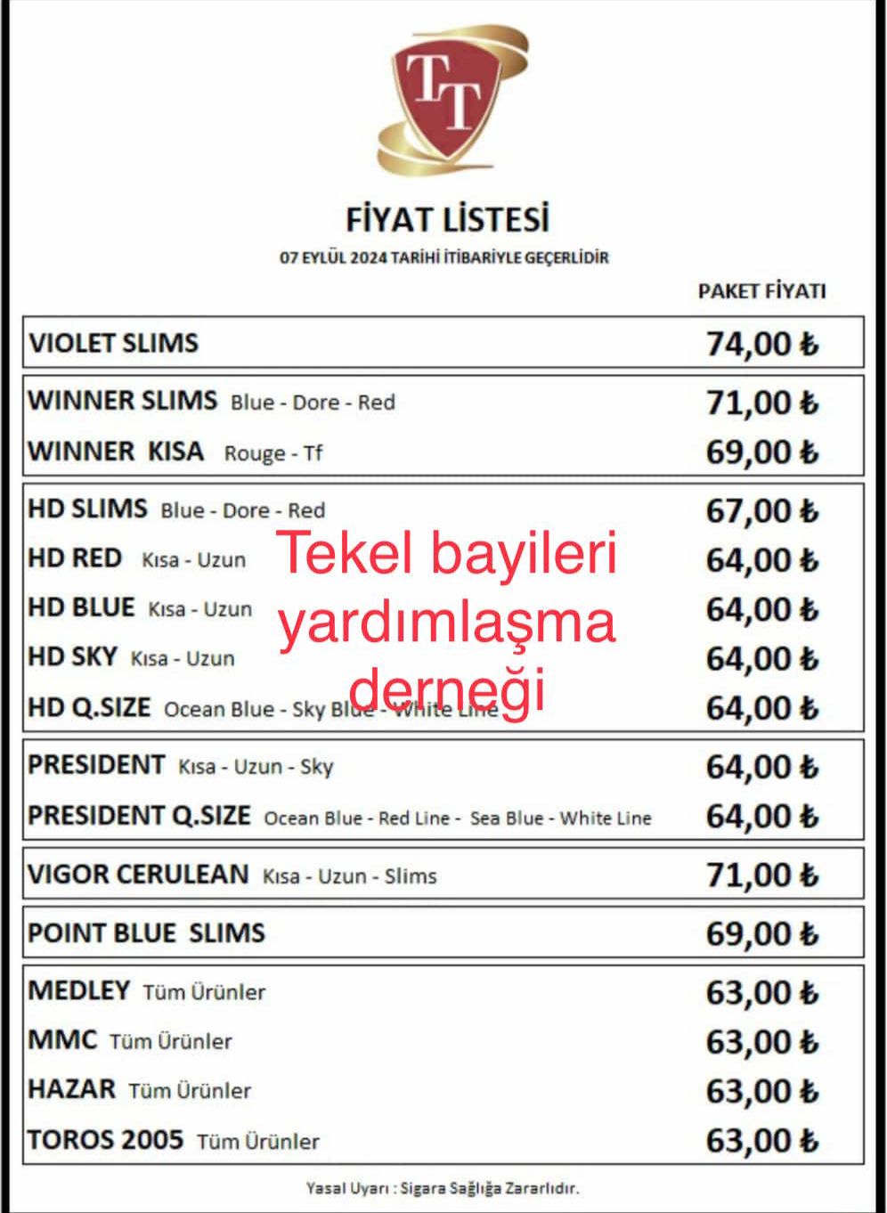 Marlboro Parliament Murattı Kent Lark Camel Winston Sigara Fiyat Listesi ve Marka Marka Güncel Sigara Fiyatları