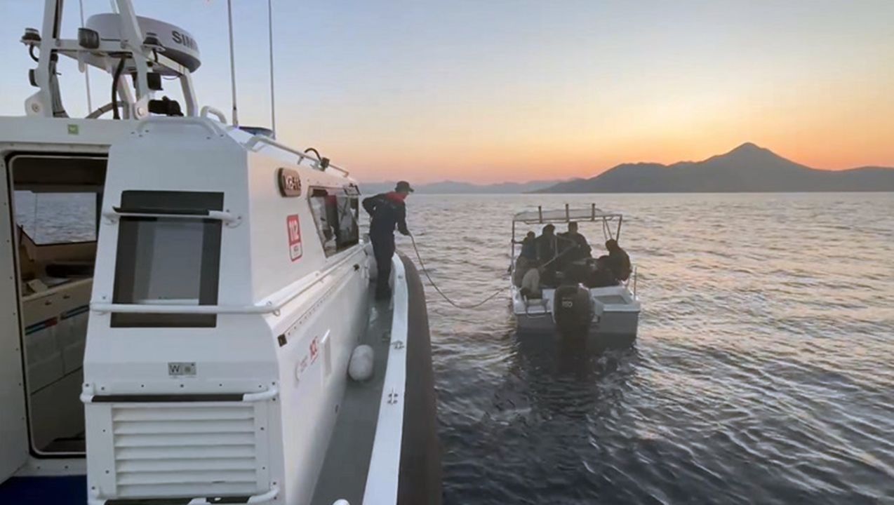 Marmaris Datça Ve Fethiye'de 3 Göçmen Kurtarma Operasyonu 2