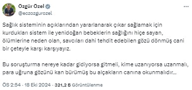 Siyasilerden Yenidoğan Çetesine Tepkiler Büyüyor 2