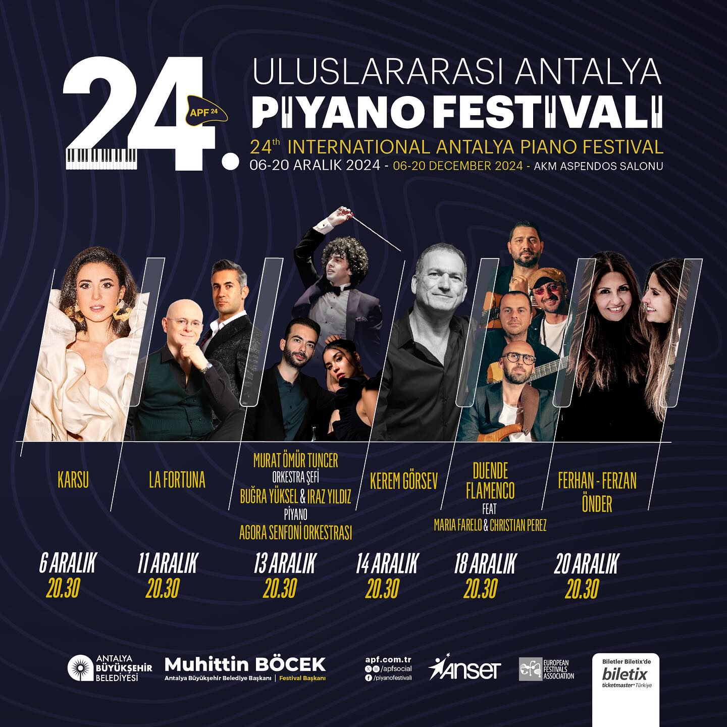 24 Uluslararası Antalya Piyano Festivali Başlıyor  2