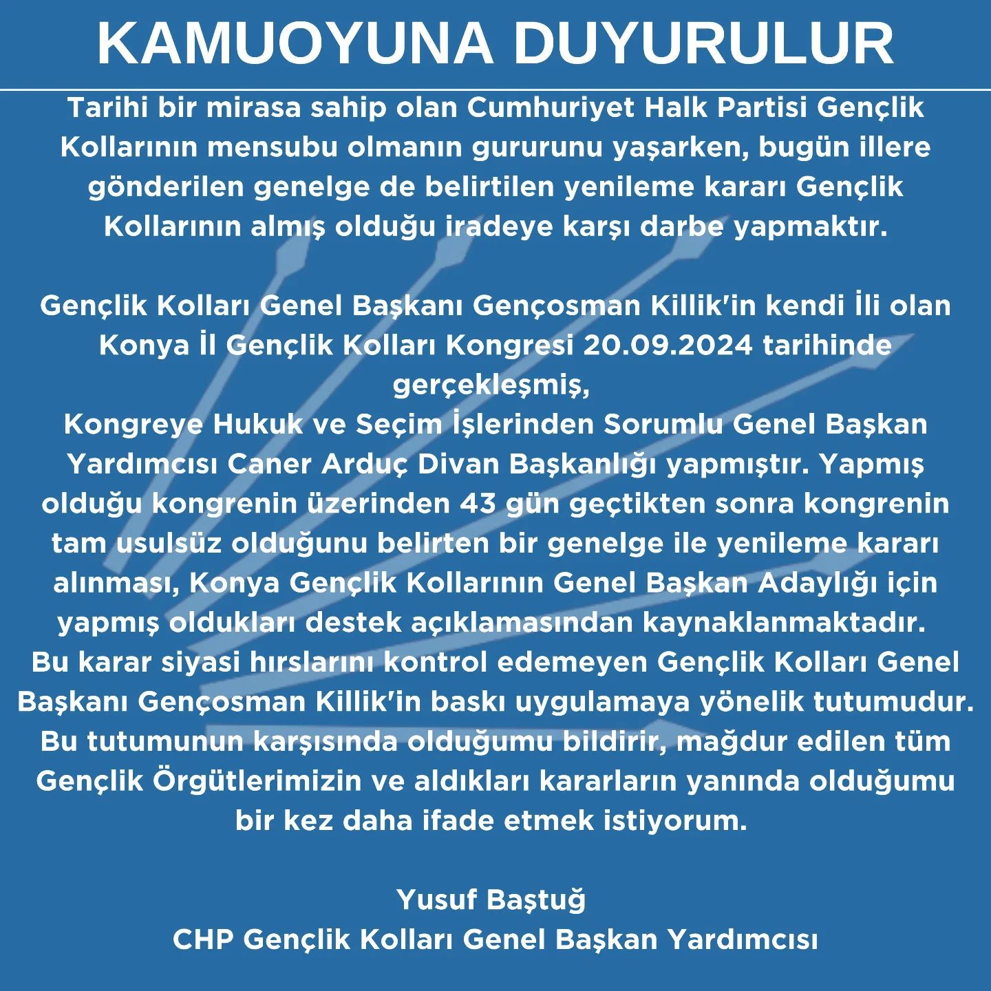 CHP Gençlik Kolları’nda kavga büyüyor