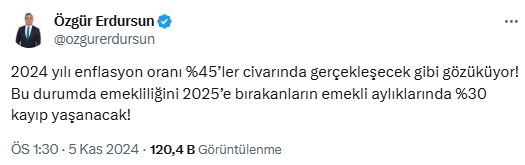 Özgür Erdursun’dan SGK ve BAĞ-KUR’lulara Kritik Uyarı