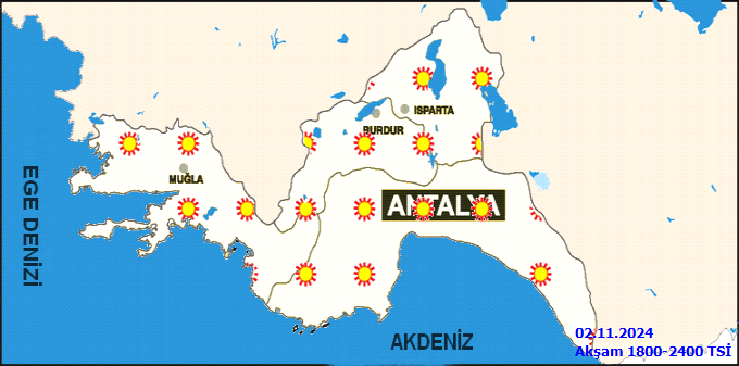 Antalya Burdur Isparta Ve Muğla'da Hafta Sonu Hava Nasıl 3