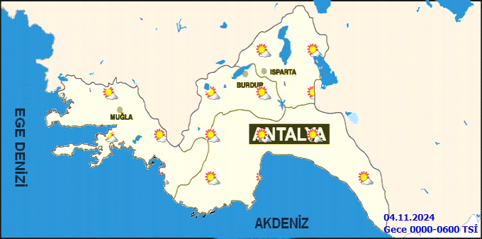 Bugün Akdeniz'de Hava Nasıl 3 Kasım Hava Durumu Tahminleri  2