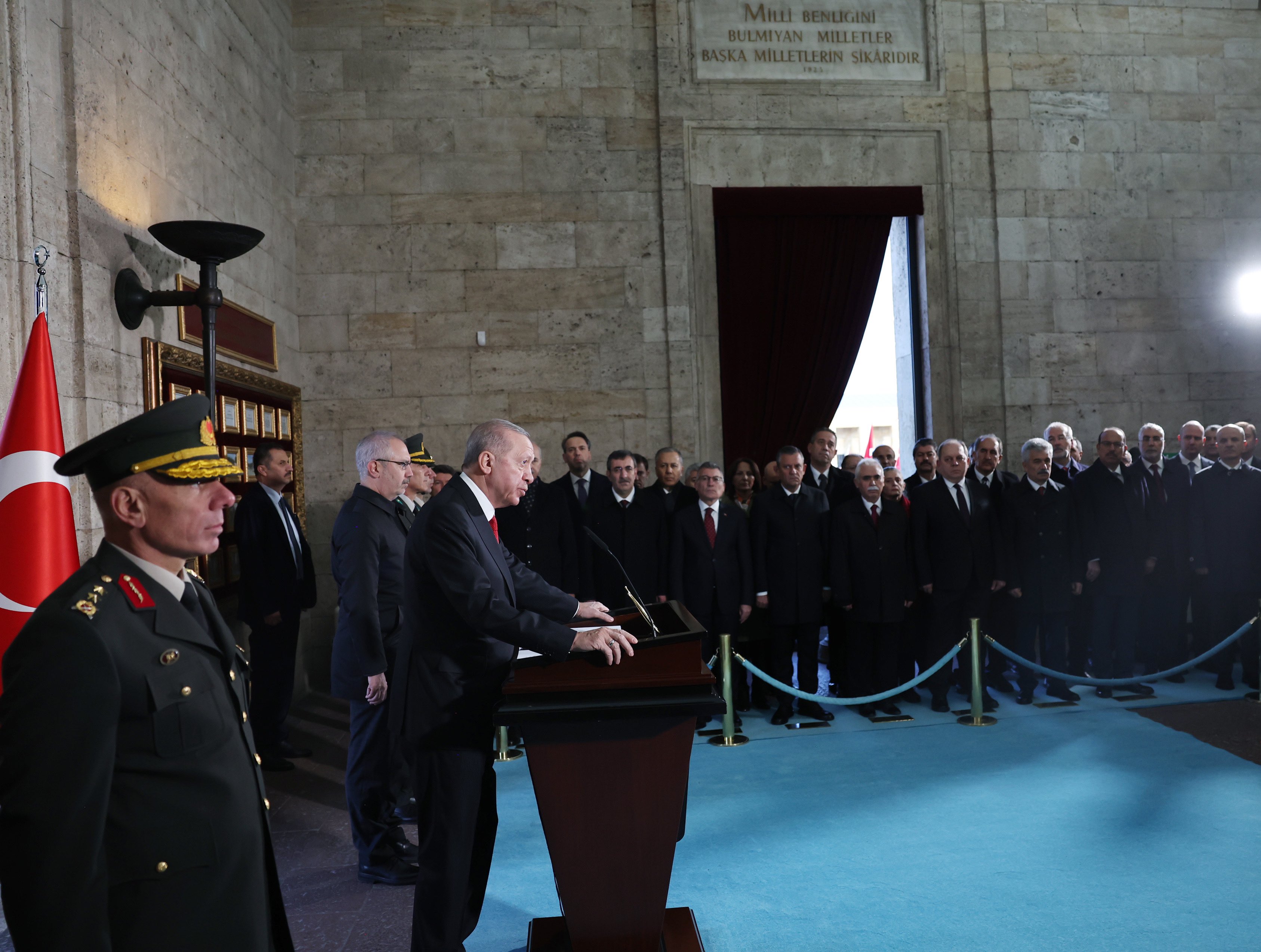 Büyük Önder Atatürk Vefatının 86. Yılında Anıtkabir'de Anıldı