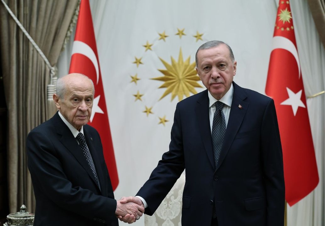 Cumhurbaşkanı Erdoğan Ve Bahçeli Külliye'de Görüştü 2