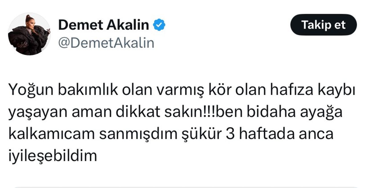 Demet Akalın Ölümden Döndü Uzmanlardan Uyarı Geldi 2