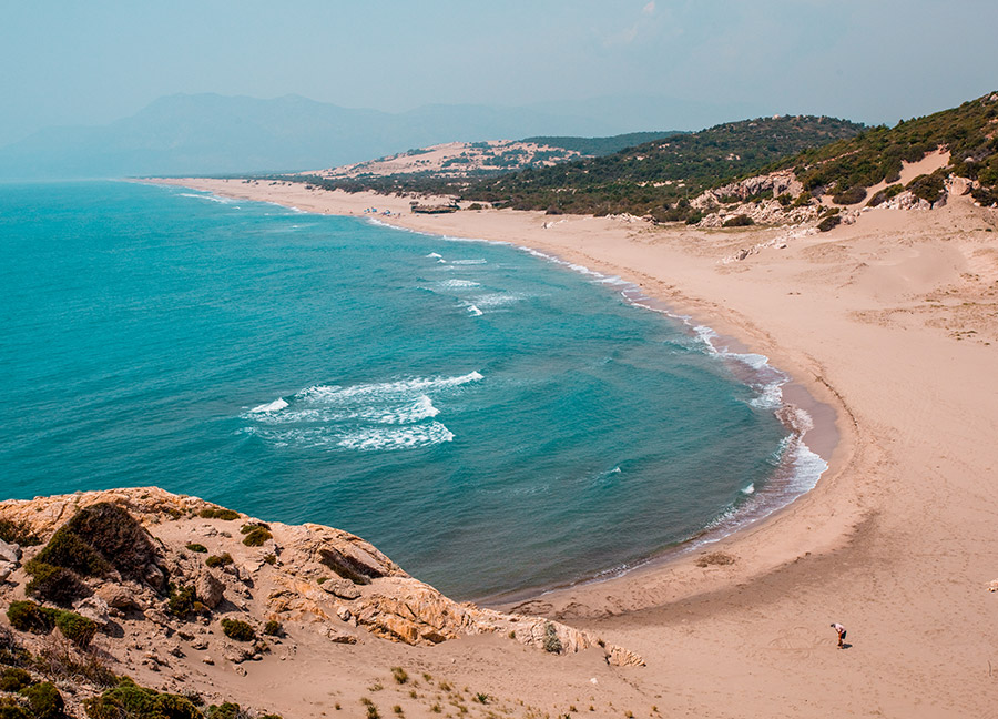 Patara Plaji Acik Deniz