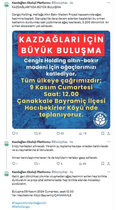 Kazdağları'ndaki Orman Katliamı Görüntülendi 4