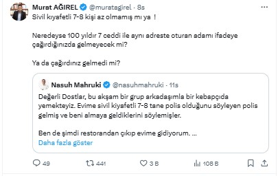 Nasuh Mahruki'nin Evine Polis Baskını 3