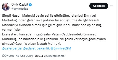 Nasuh Mahruki'nin Evine Polis Baskını 6