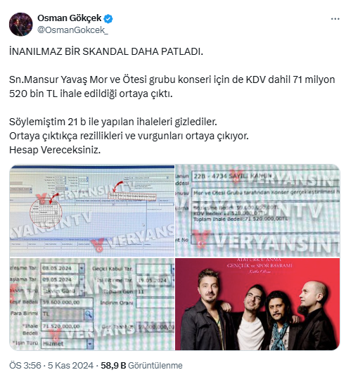 Osman Gökçek Mansur Yavaş'ı Hedef Aldı