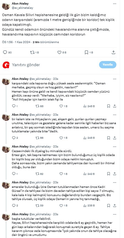 Osman Kavala’nın Cezaevi Arkadaşından Yetmedi Mi Suskunluğunuz  2