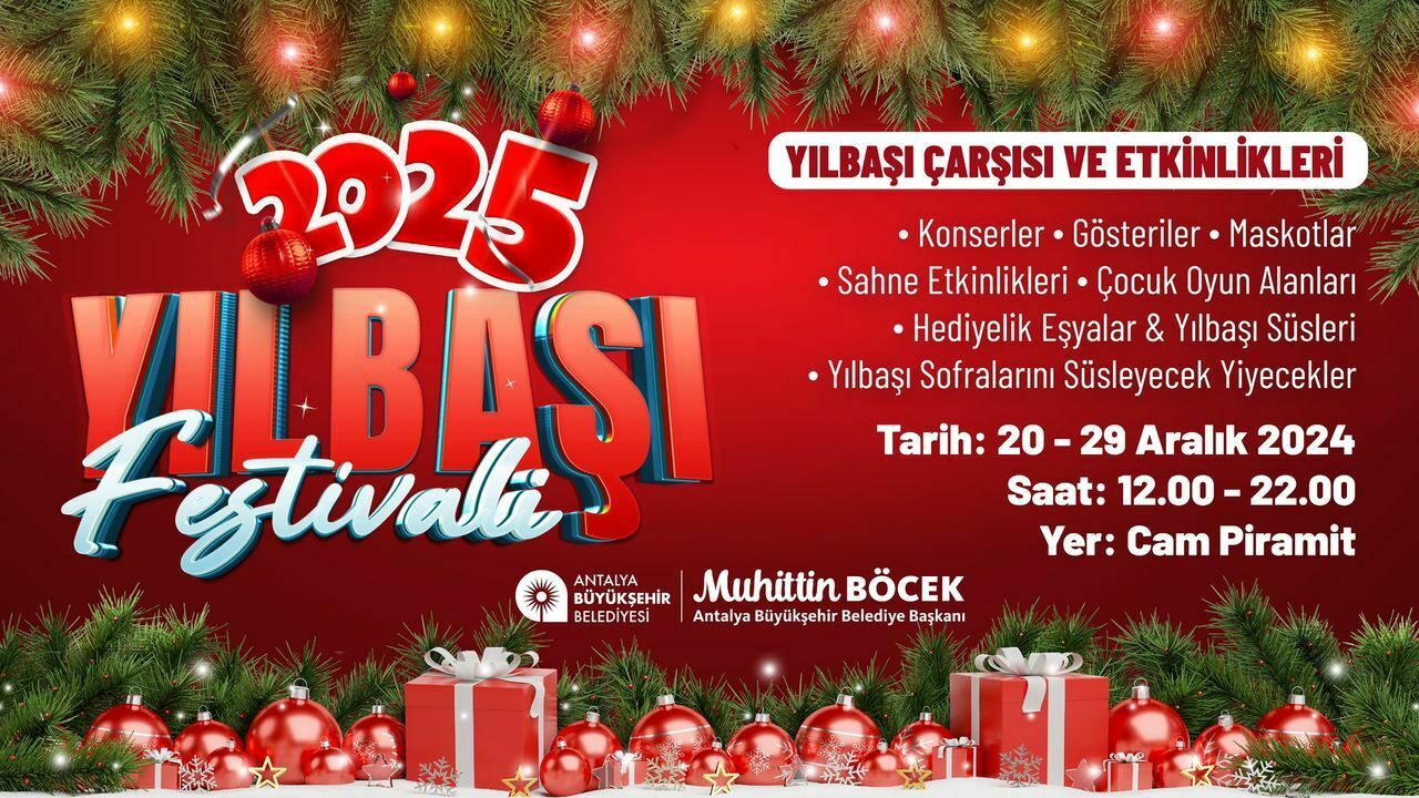 Antalya Büyükşehir Yılbaşı Festivali Kapılarını Açıyor 2