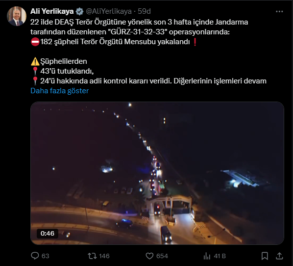 Antalya Dahil 22 İlde Ter*r Operasyonlarında 43 Şüpheli Tutuklandı