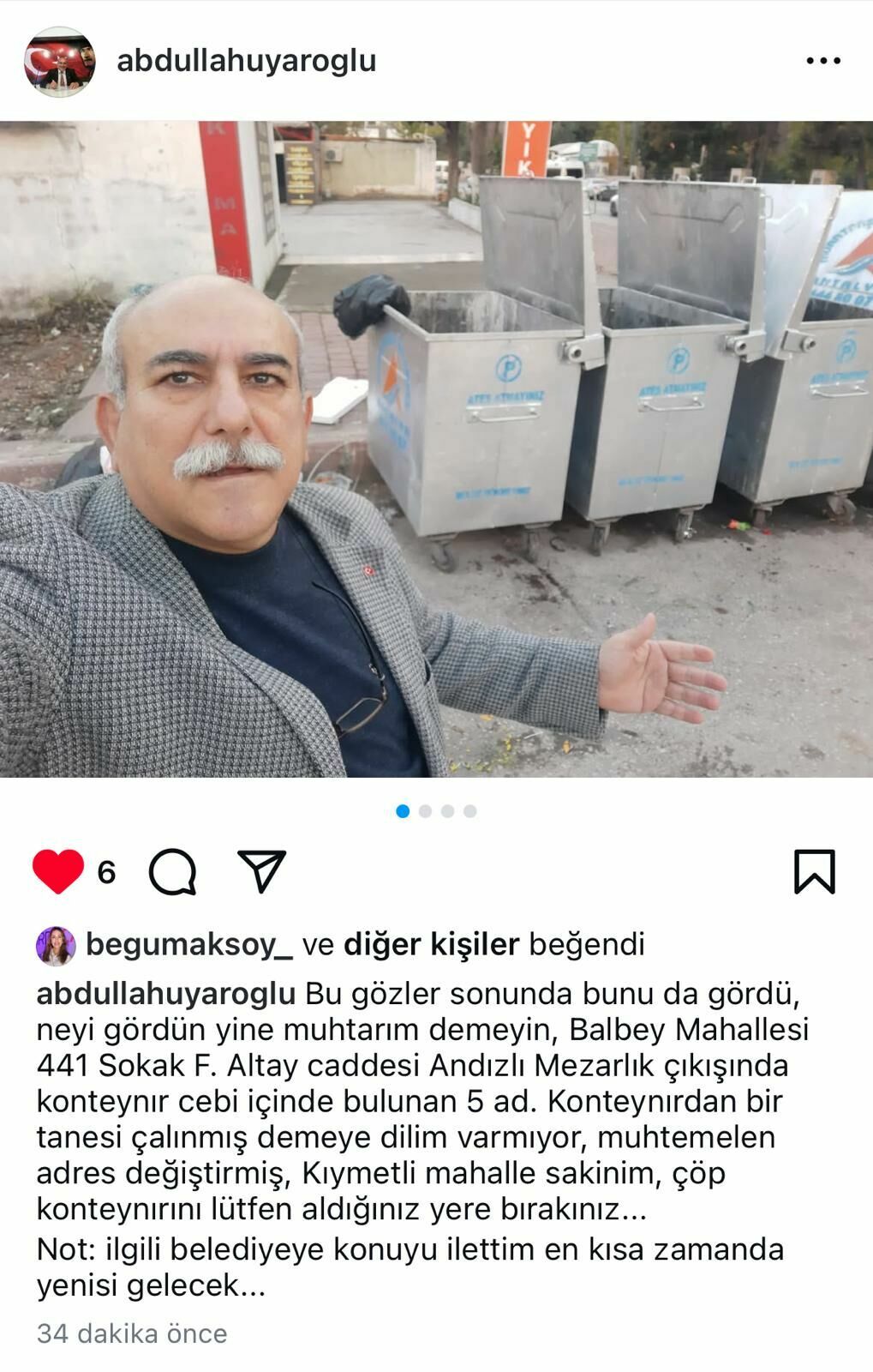 Antalya Muratpaşada Muhtarın Konteyner İle Sınavı 2