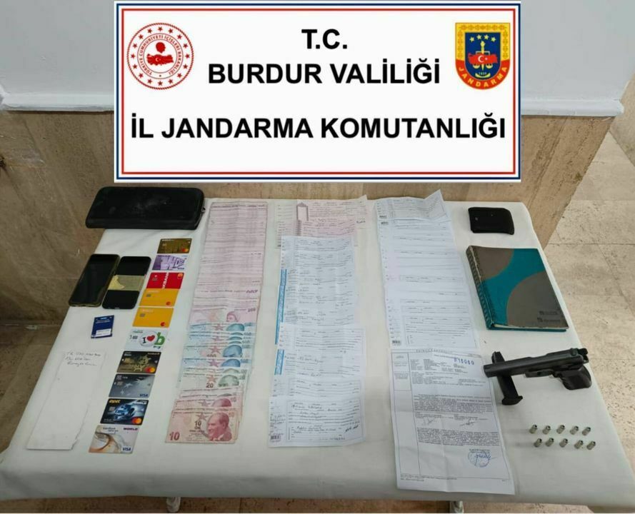 Burdurda Jandarma Ekiplerinden Tefecilik Operasyonu 2