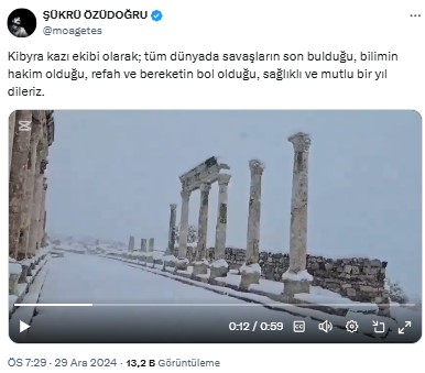 Burdur'da Kibyra Ve Sagalassos Antik Kentleri Kar Altında Kaldı  2