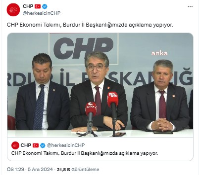 Chpli Yalçın Karatepe Yanlış Tarım Politikası Burdurda Gölleri Kuruttu 2