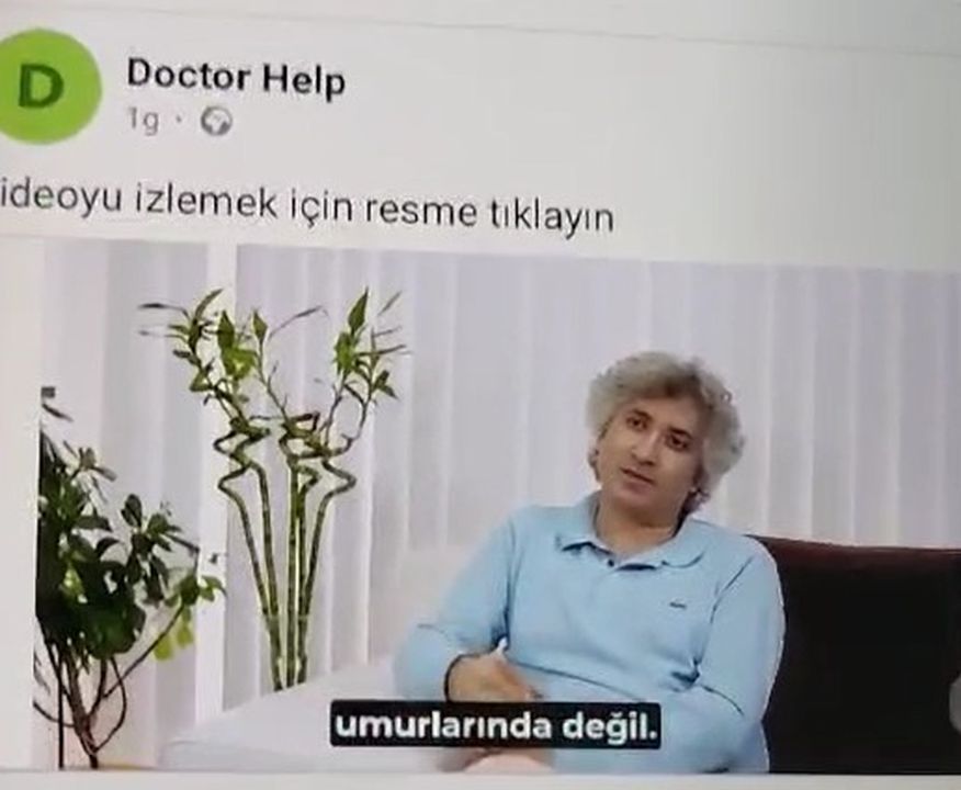 Dolandırıcılar Prof Dr. Ömer Özkan'a Yapay Zeka Ile Ürün Tanıttırdı 2