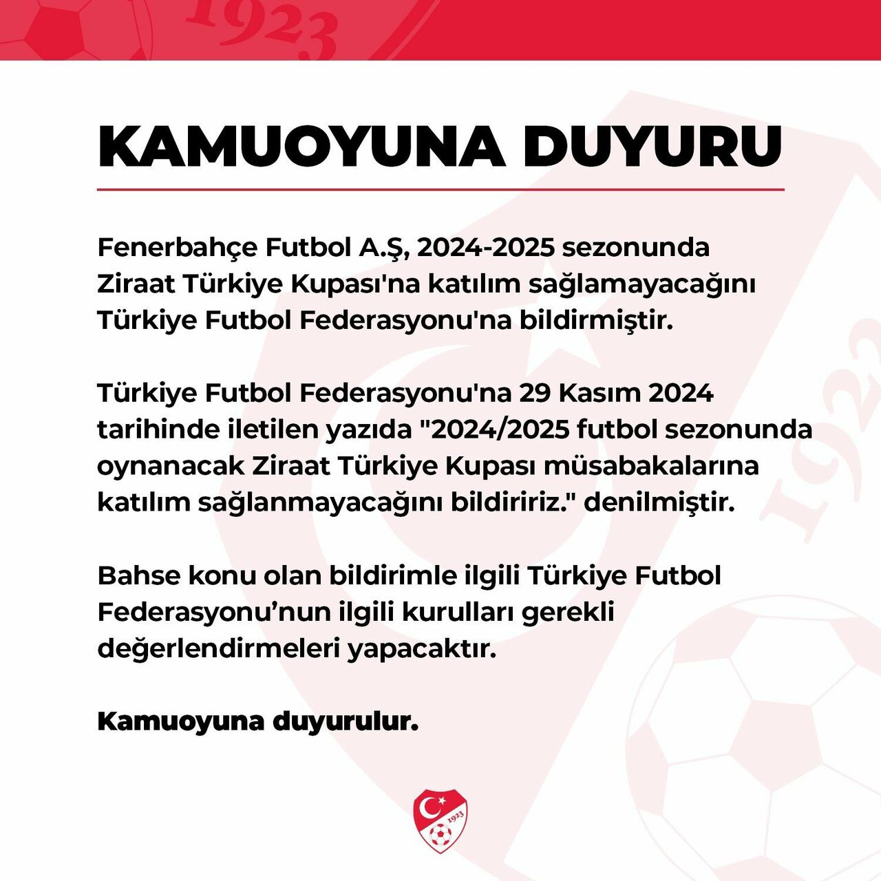 Fenerbahçe Kupadan Çekiliyor Mu?