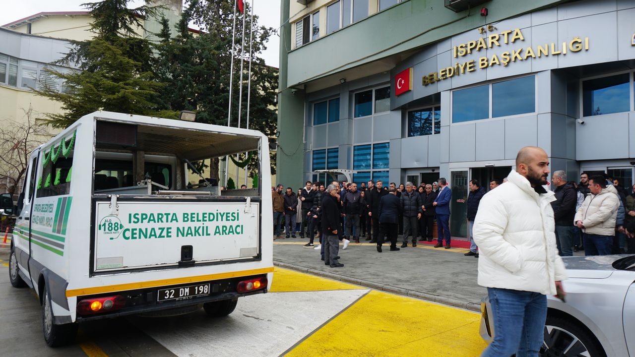 Isparta Belediyesi'nde Görev Yapan Genç Mühendise Son Görev 3