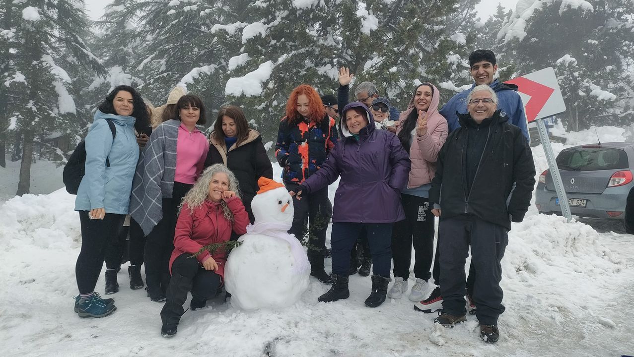 Karla Kaplanan Saklıkent’te Beyaz Eğlence 3