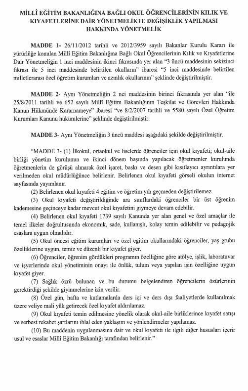 Öğrenci Formaları İçin Kritik Karar Resmi Gazetede Velilerin Yüzü Güldü 3