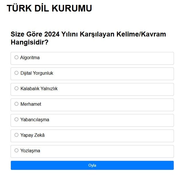 Tdk 2024 Yılının Kelimesi İçin Oylama Başlattı! İşte Adaylar  2