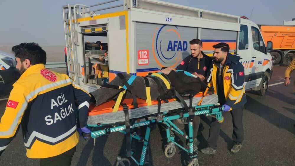 Van'daki Zincirleme Trafik Kazasının Bilancosu Belli Oldu