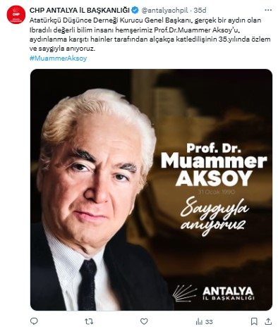 Add Ve Chp Antalya Prof. Dr. Muammer Aksoy'u Andı  2