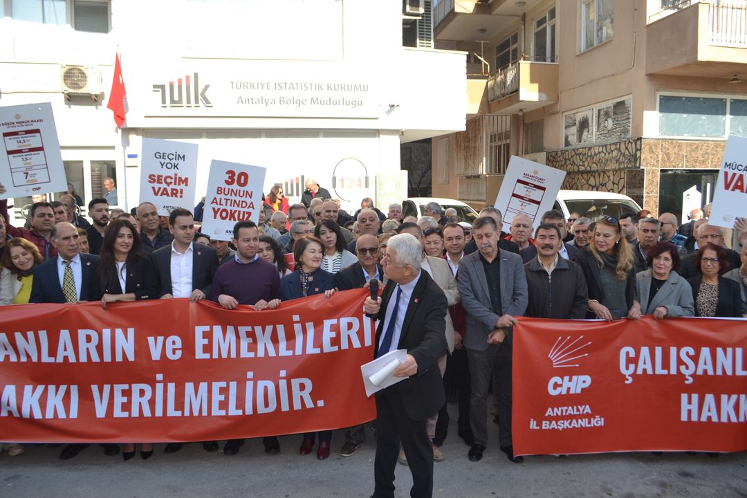 Chp Antalya Tüi̇k Önünde Geçim Yoksa Seçim Var 5