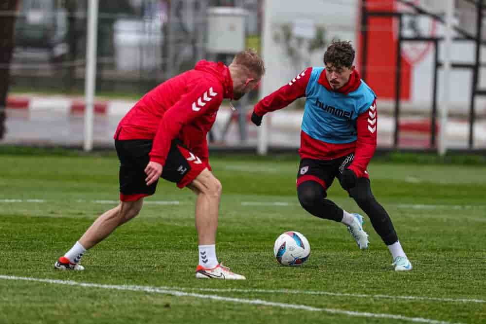 Beşiktaş Samsunspor Maçı İçin Antrenmanda