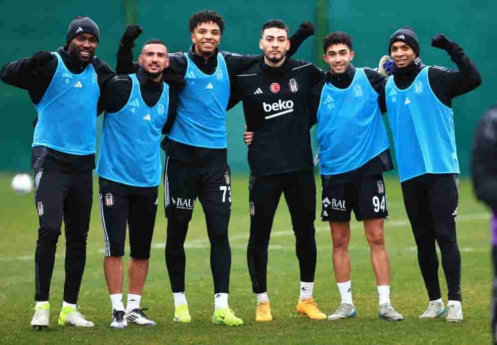 Beşiktaş Samsunspor Maçı İçin Antrenmanda