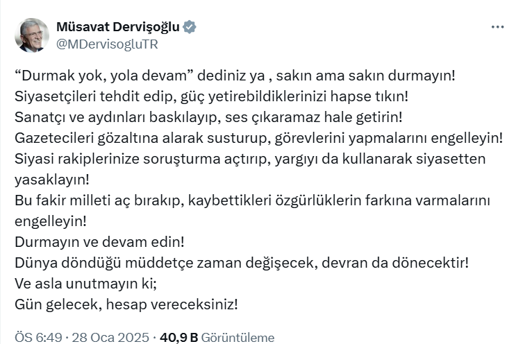 İmamoğlu ve Dervişoğlu’ndan Gazetecilere Yönelik Gözaltılara Sert Tepki!