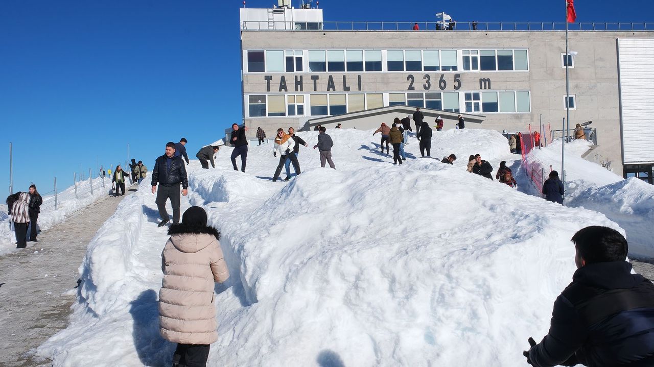 Kemer'de Lise Öğrencileri Olympos'ta Stres Attı 2