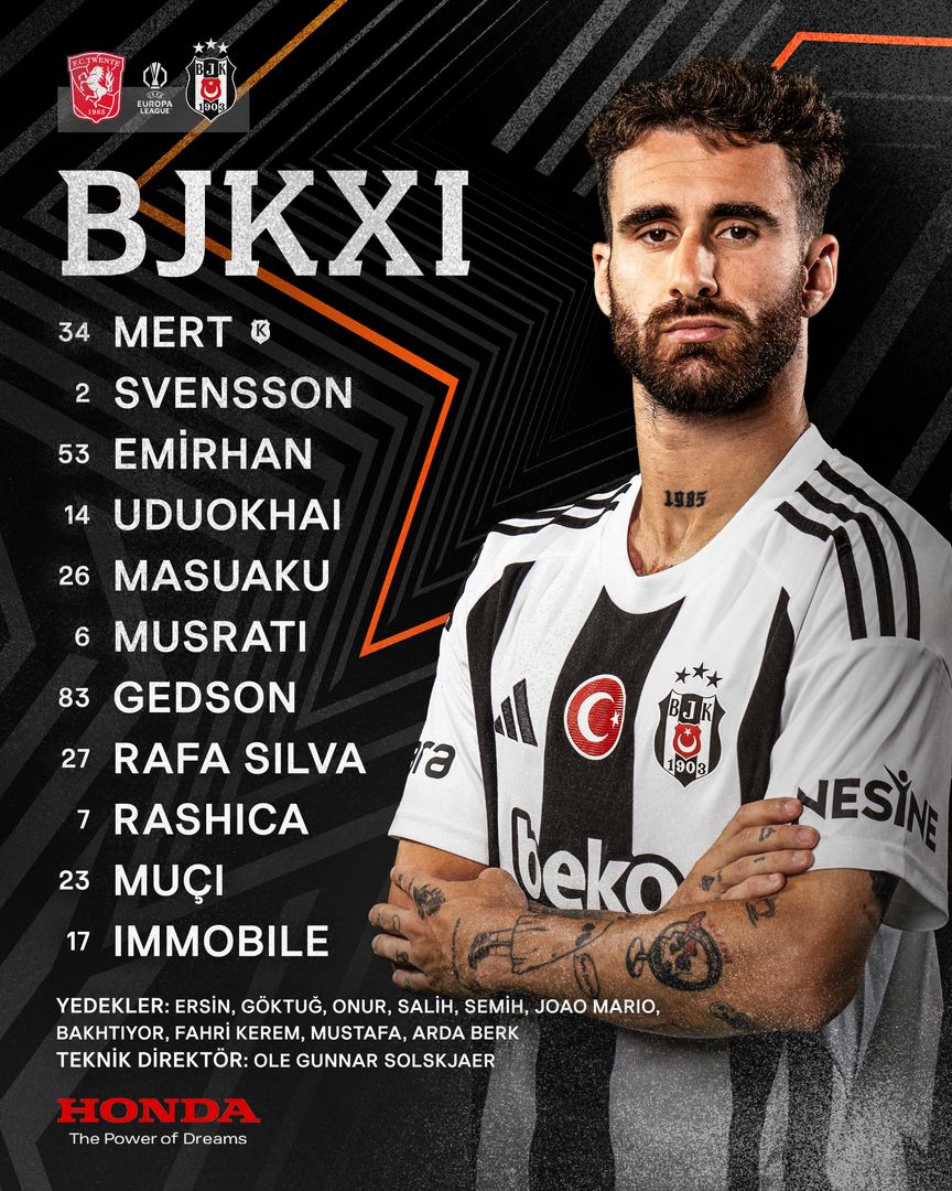 Twente Beşiktaş Maçı İlk 11'Leri Duyuruldu 2